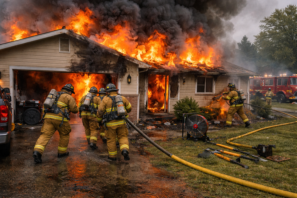 Fire Ground Operation Scenario  